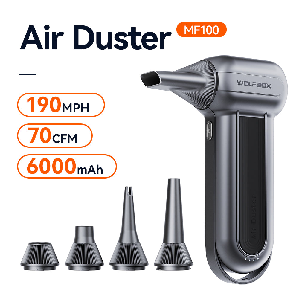 WOLFBOX Compressed Air Duster - Super Power MF100